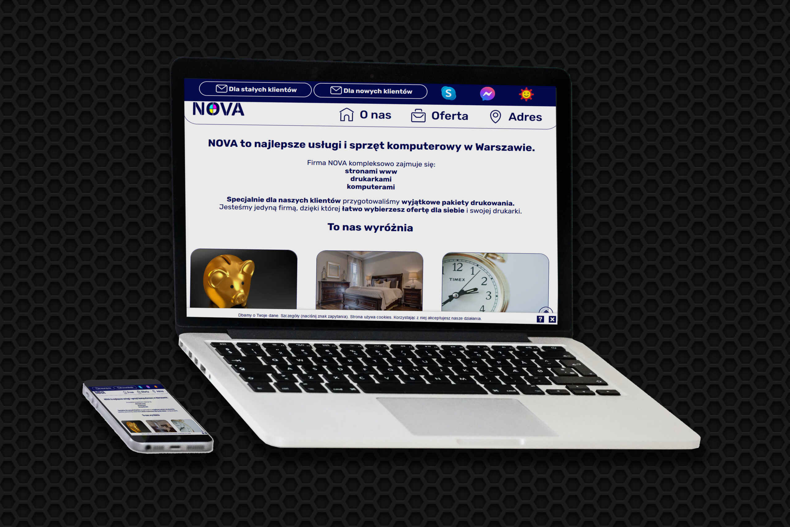 Strona internetowa NOVA wersja poprzednia