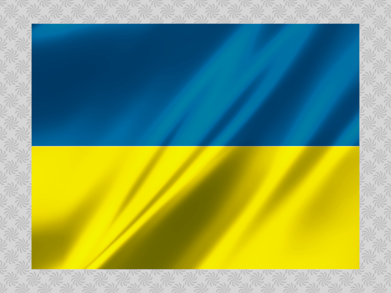 Grafika animacja flaga ukrainy